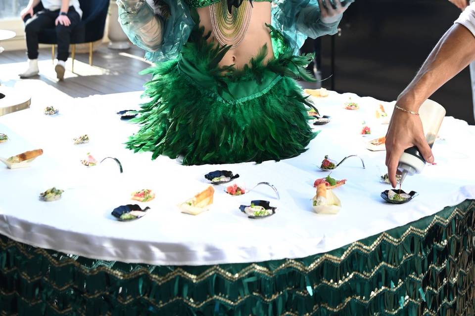 Static dress table