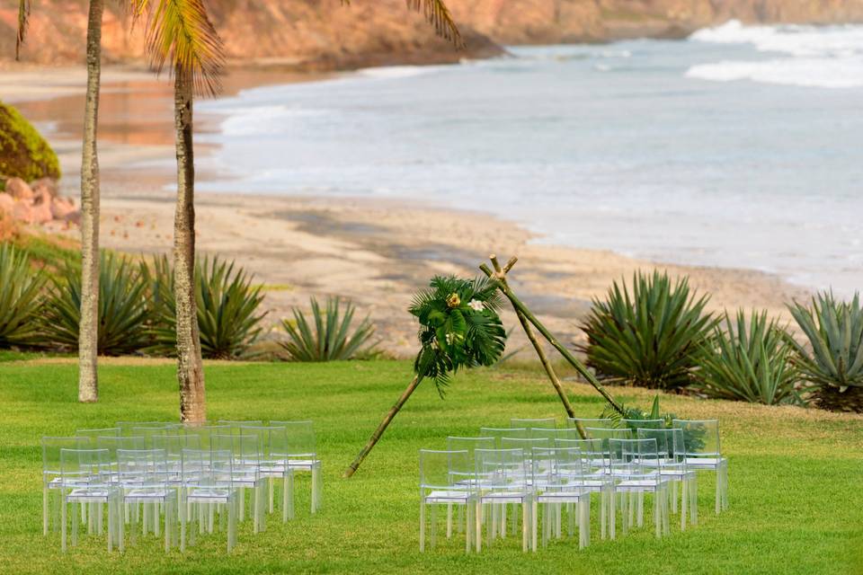 Tropical Beach Wedding