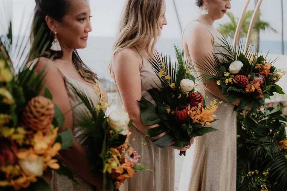 Incredible bridesmaids look