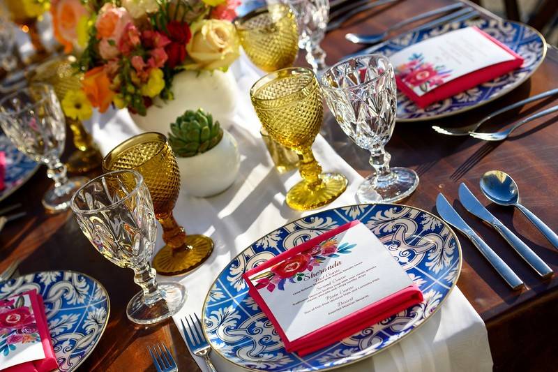 Mexican style tablescape