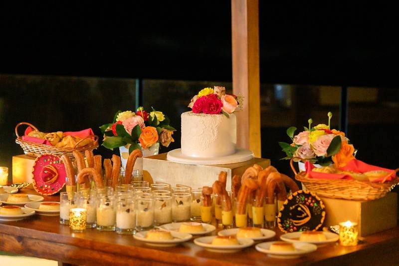 Mexican dessert table