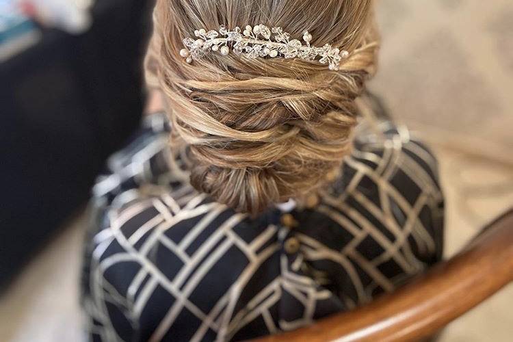 Bride hair