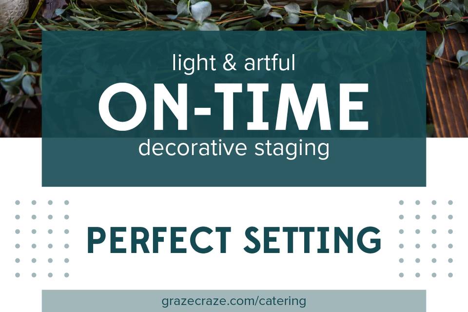 Grazing table in board form