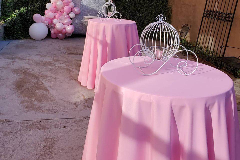 Baby Christening patio shot