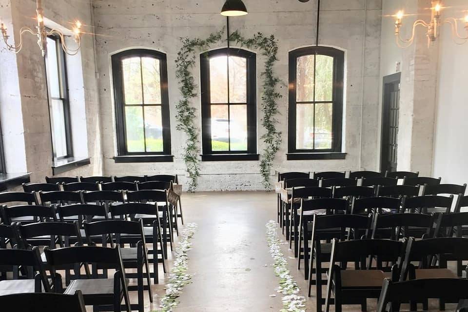 Petals down the aisle