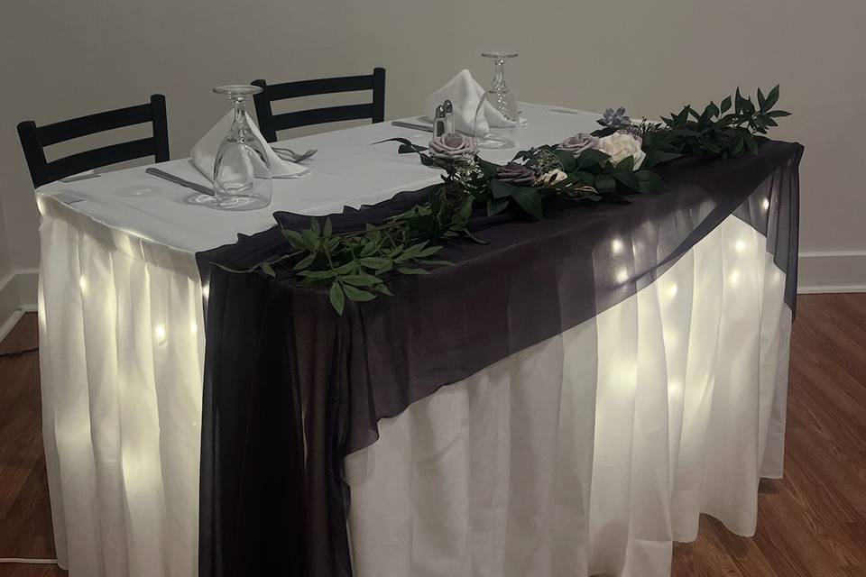 Westmore Room-Head Table