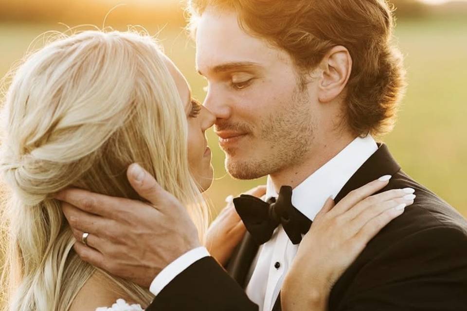 Golden Hour Bride and Groom