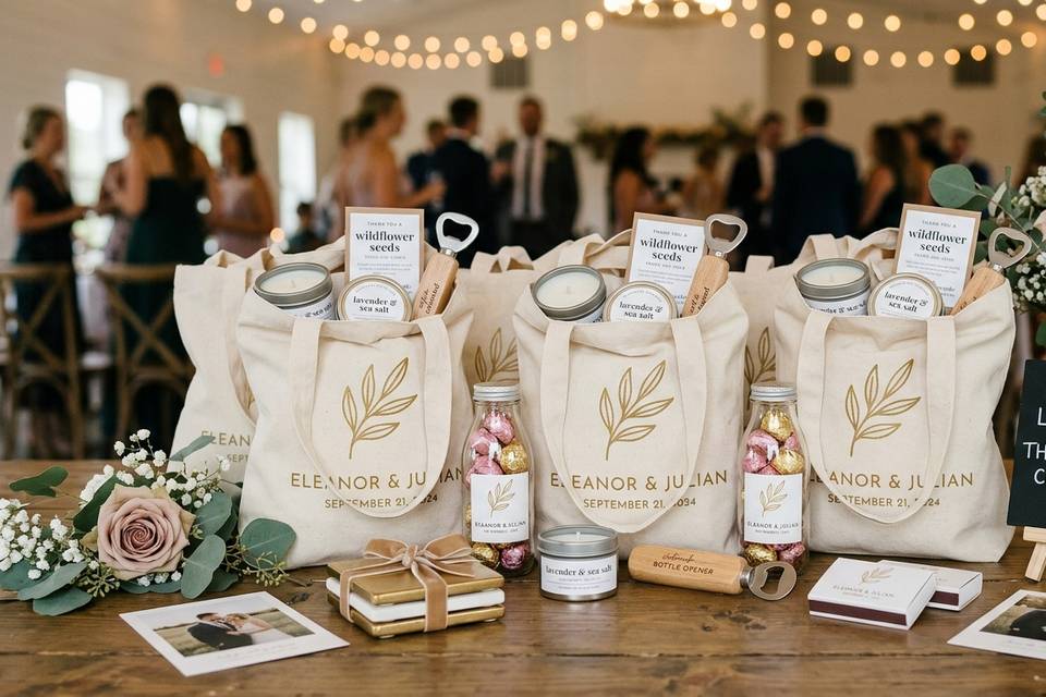 Custom gifts for guests