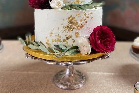 2-Tier Stucco + Gold Foil