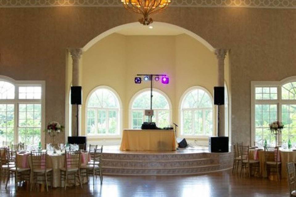 Audio/lights for reception