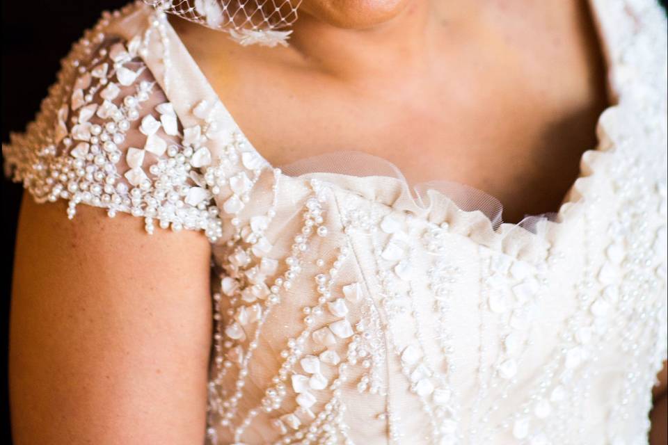 Very Unique Custom Wedding Gown for our wonderful bride Lynne Crunkleton