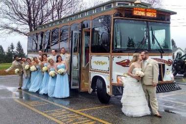 Wedding with our Trolley