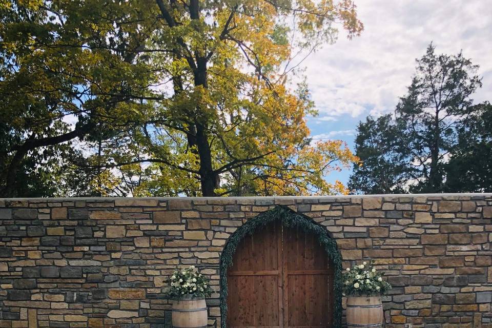 Outdoor wedding