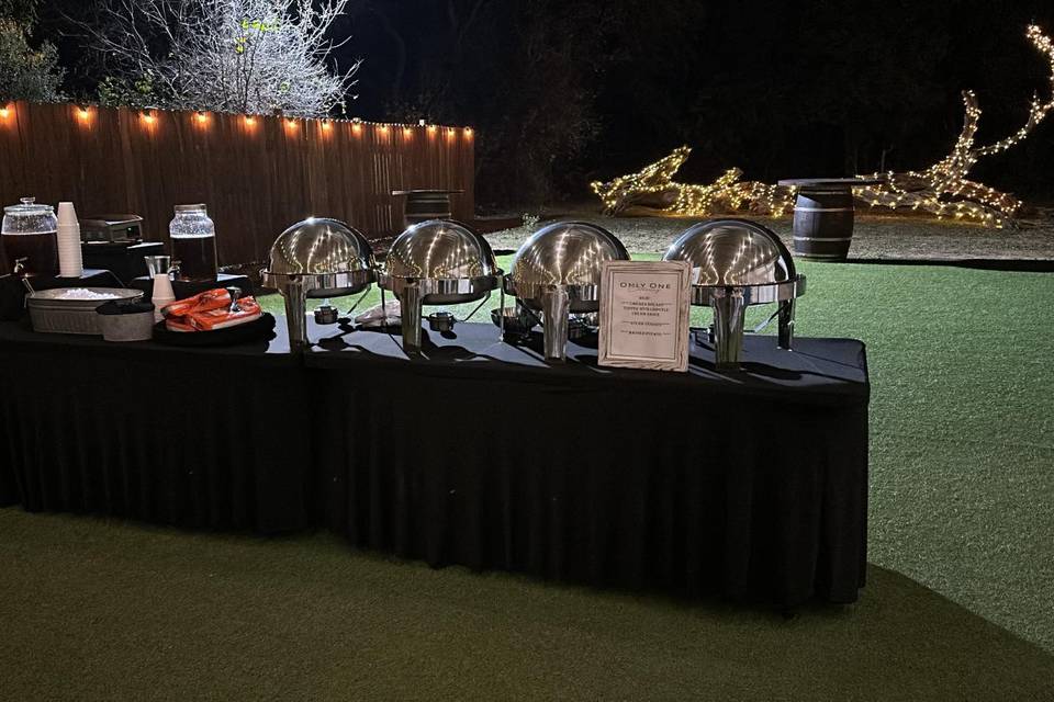 Passed appetizers