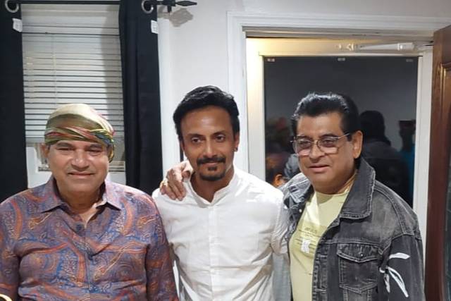 With Amit ji and Suresh ji