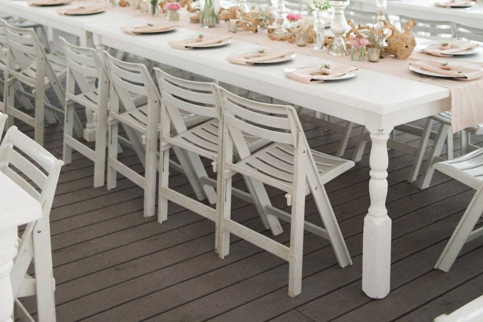 Long table set-up