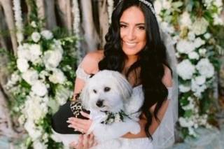 Bride and her Dog