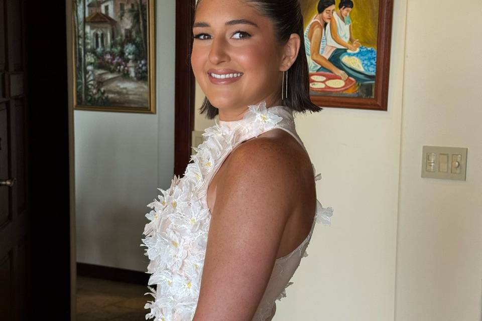 Bridal hair makeup
