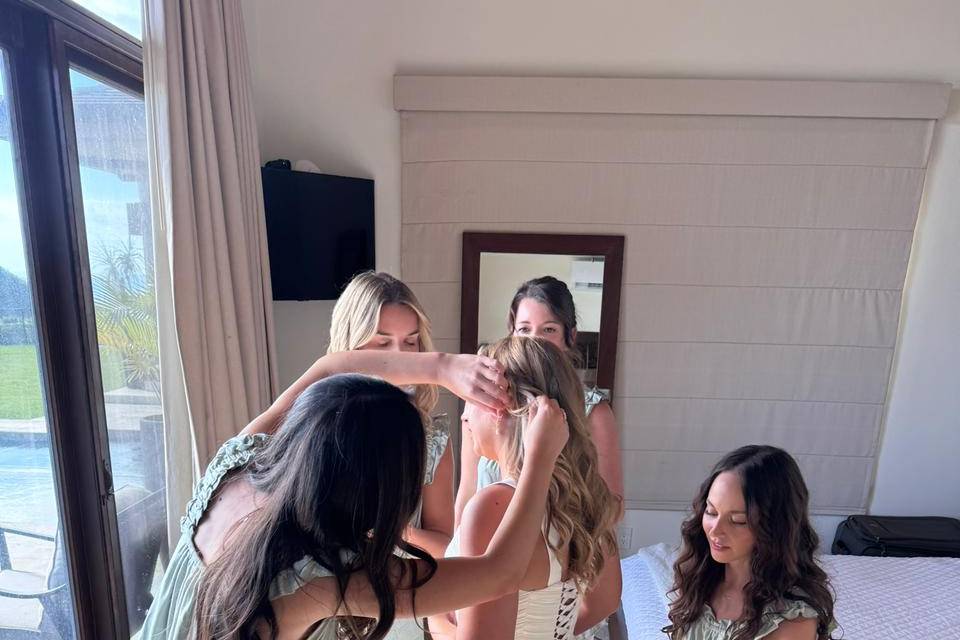 Bridal hair and makeup