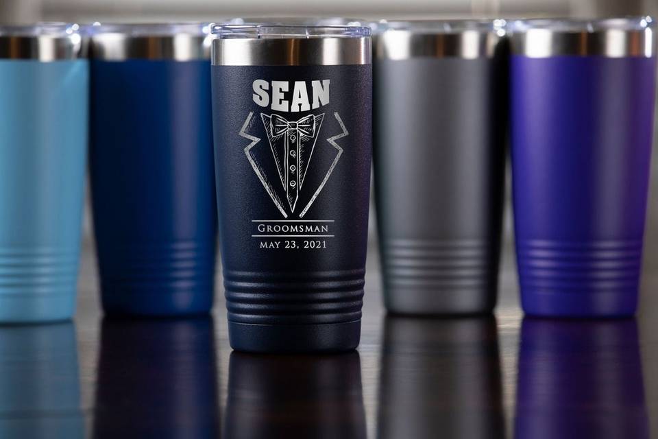 Custom Tux Tumblers