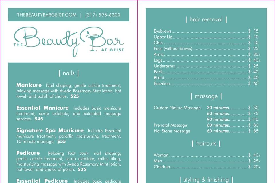 The Beauty Bar at Geist
