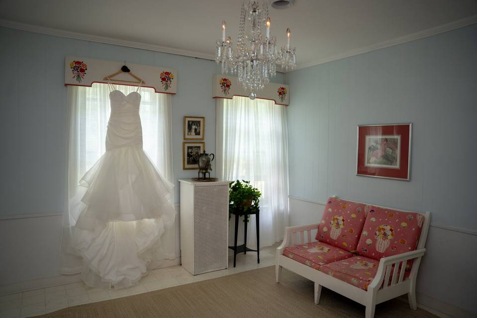 Dress in Bride's room