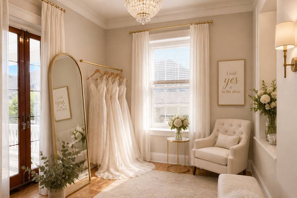 Bridal dressing room