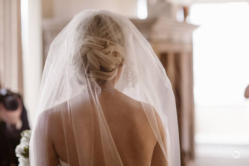 The bride's veil
