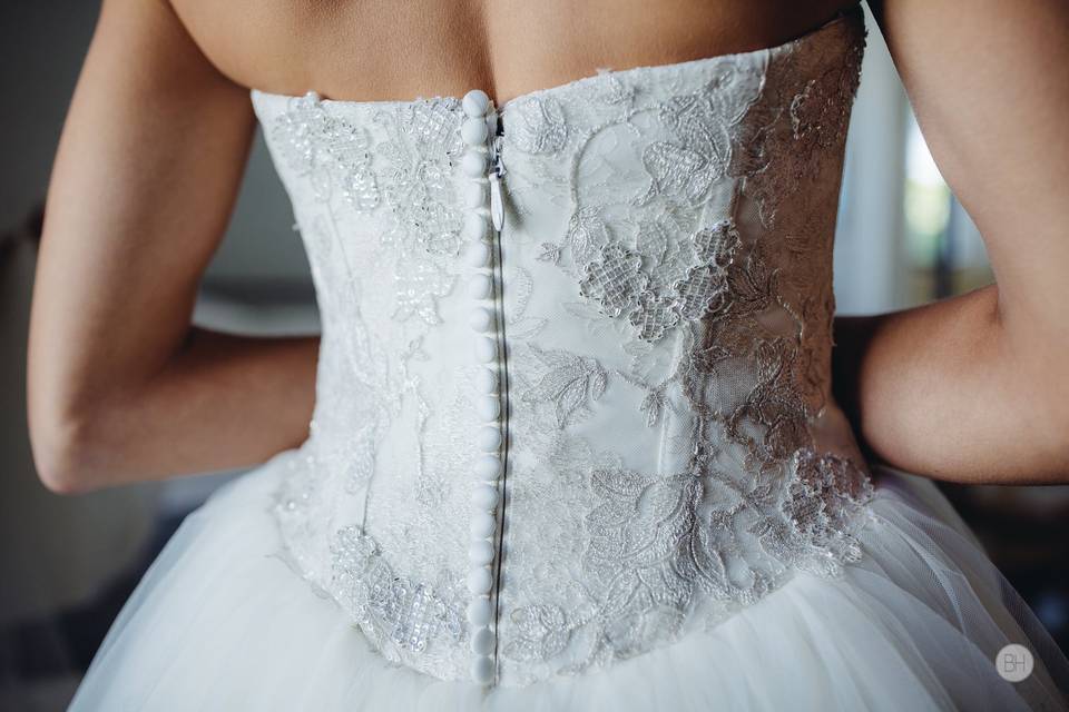 Bride's dress