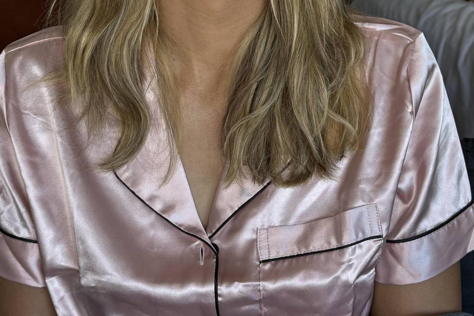 Bridesmaid with glam