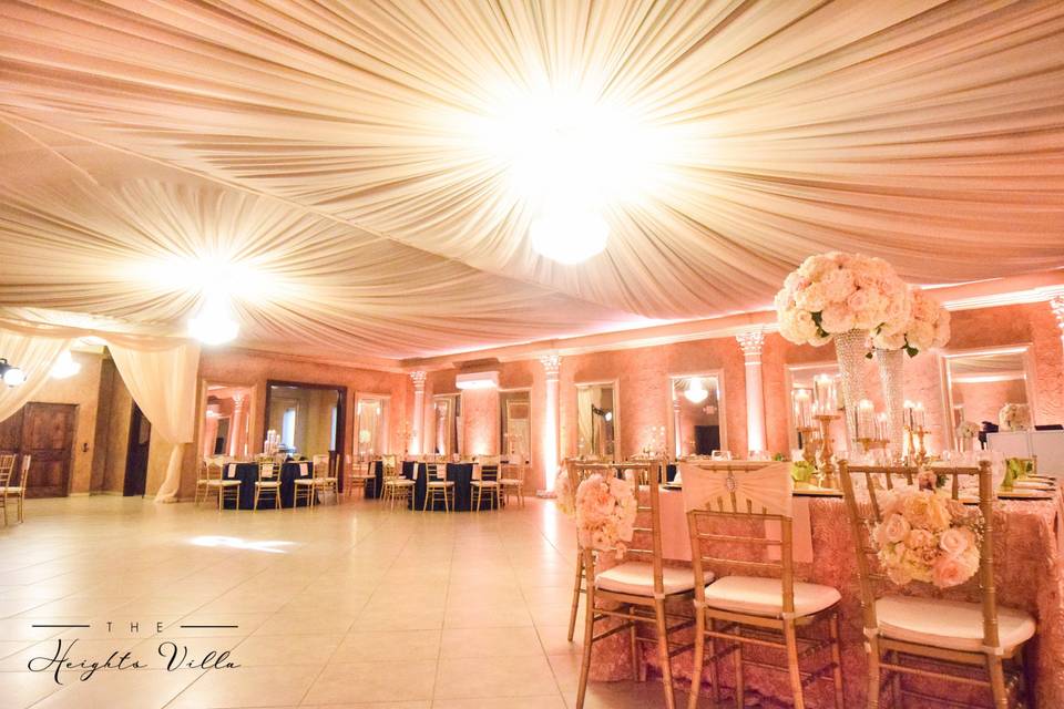 Wide ballroom