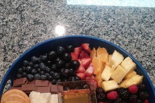 Kids cheese board.