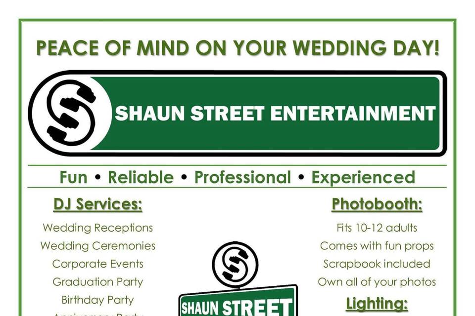 Shaun Street Entertainment