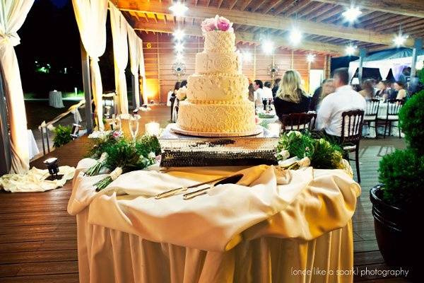 Reception at the pavilion