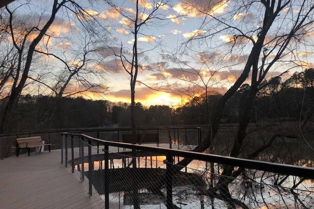 River boardwalk