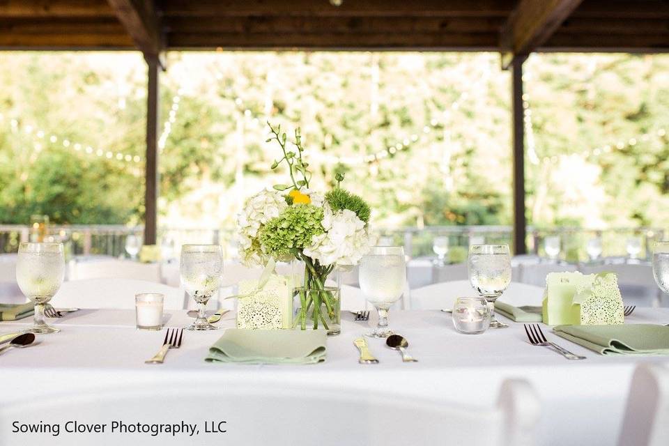 Reception at the Pavilion