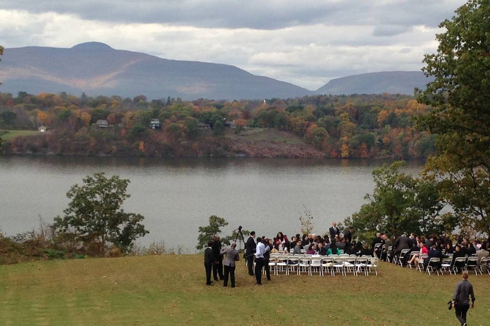 Fall Outdoor ceremony