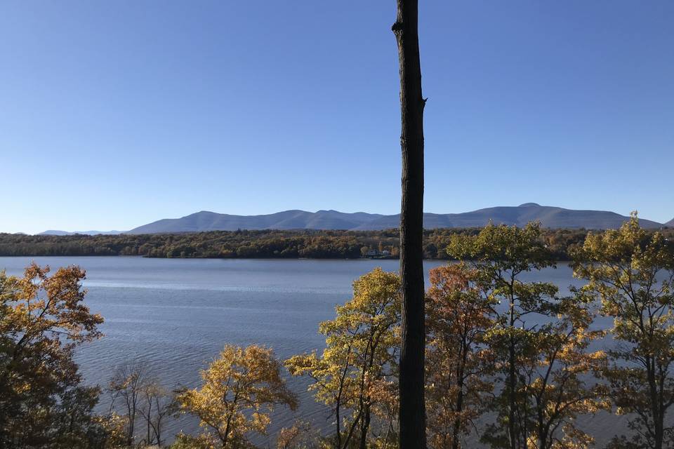 View from Reception Tent site