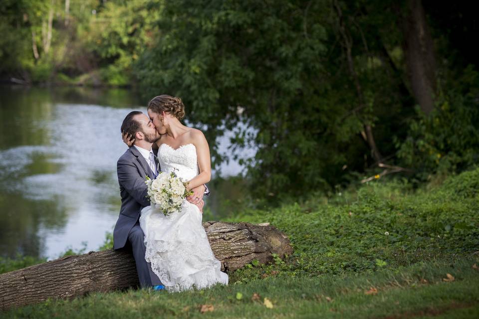 Lake wedding