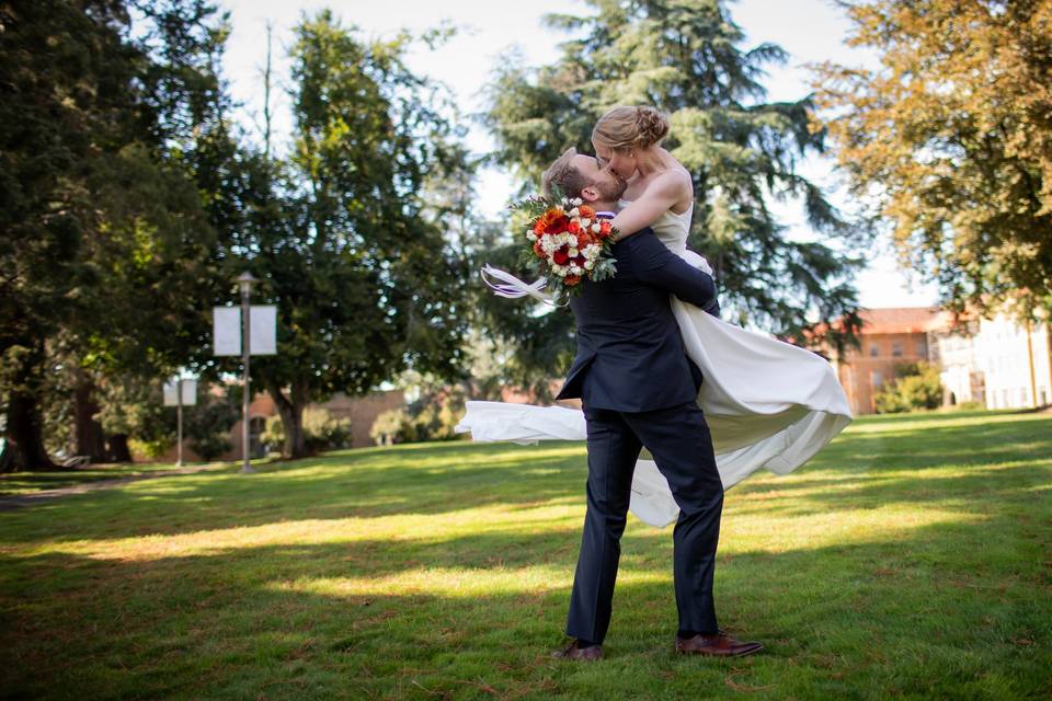 Bride and groom