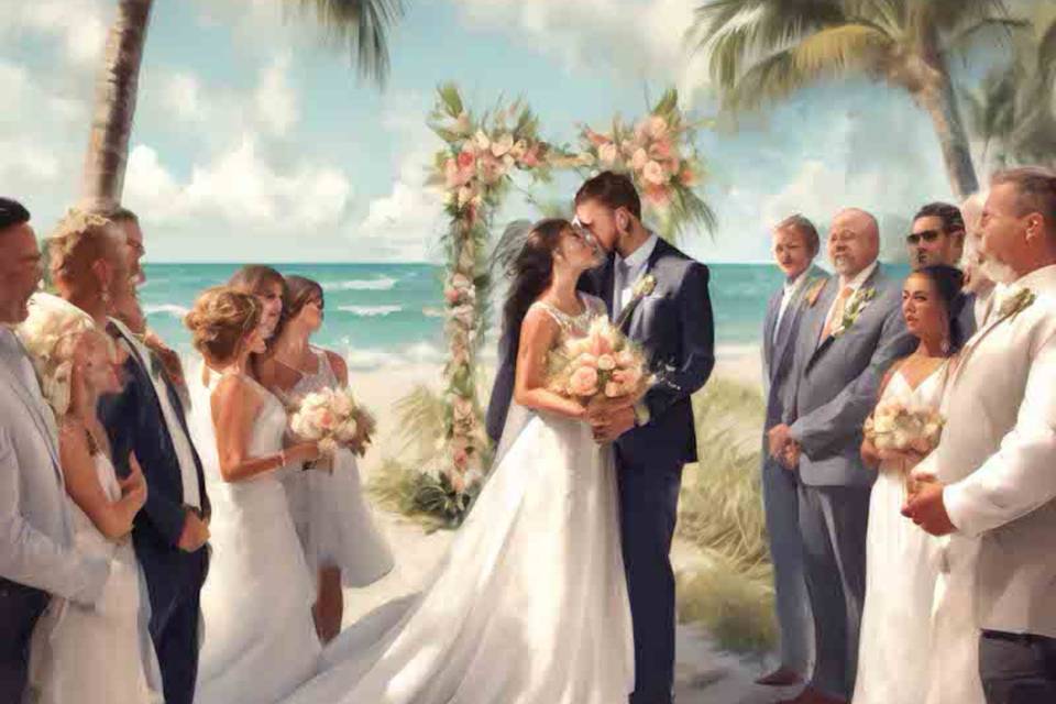 Lovely Beach wedding