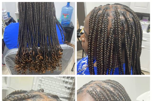 Smedium Knotless Braids