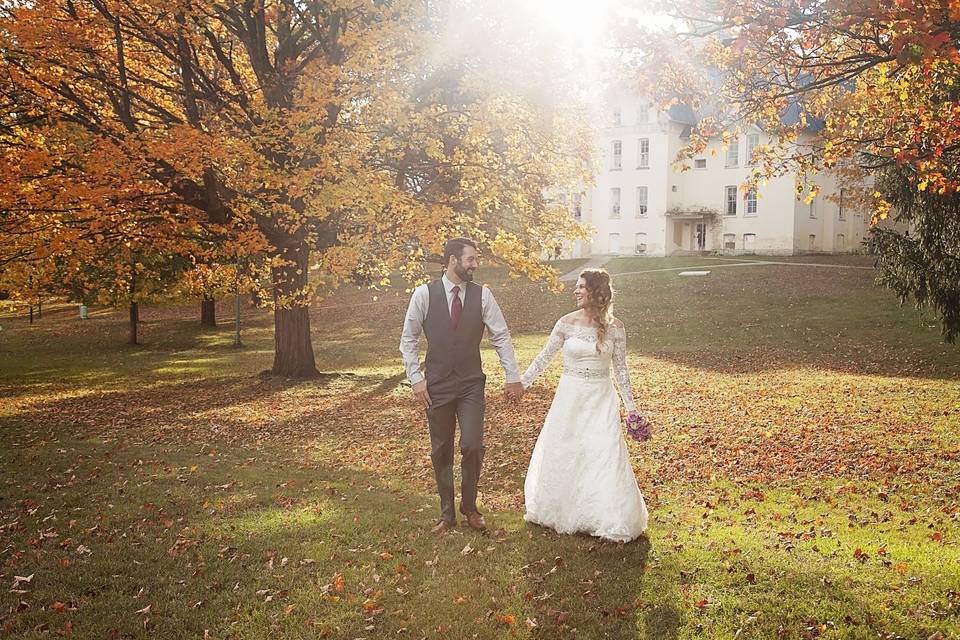 Fall couple