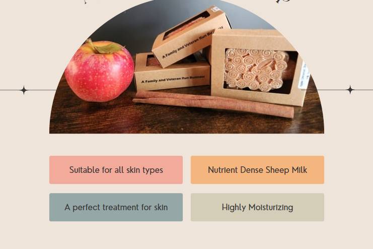Apple Cinnamon Sheep Milk Soap