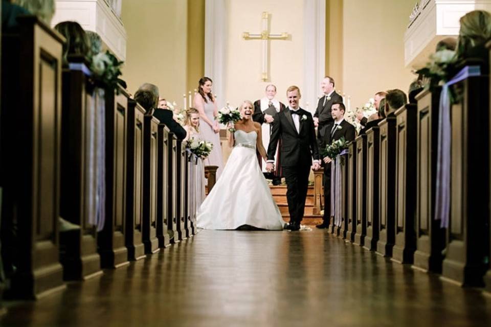 The newlyweds
