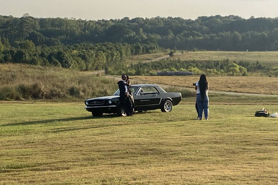 Photoshoot w/'65 Ford Mustang