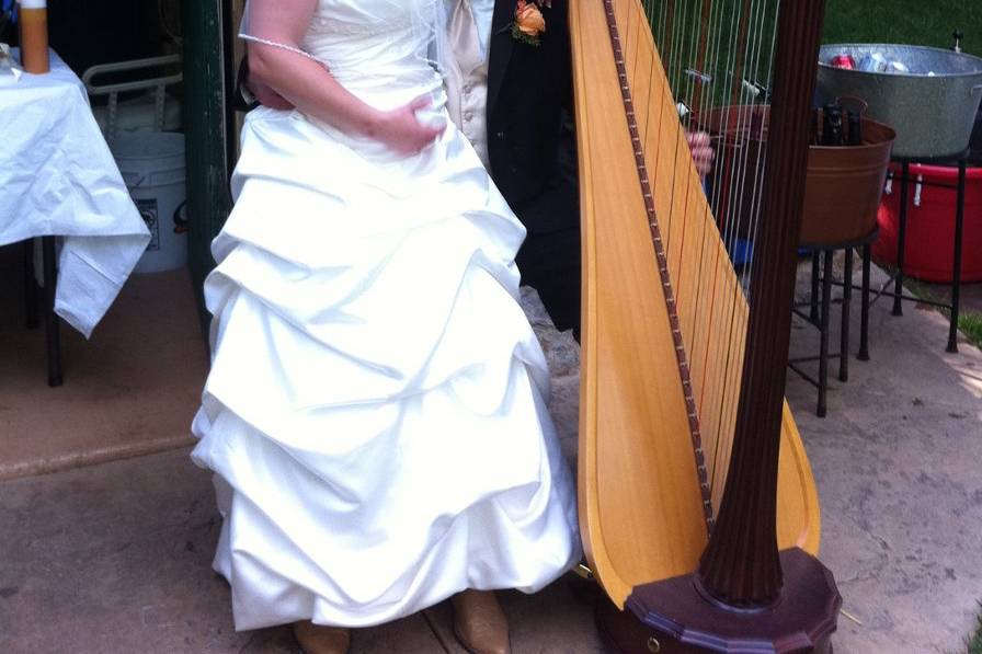 Pamela Pamperin, Harpist