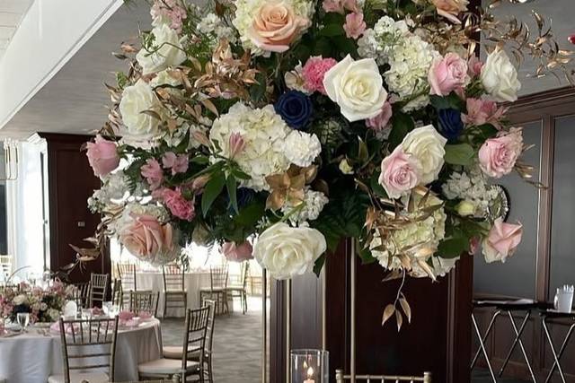 Floral Ball Reception Decor