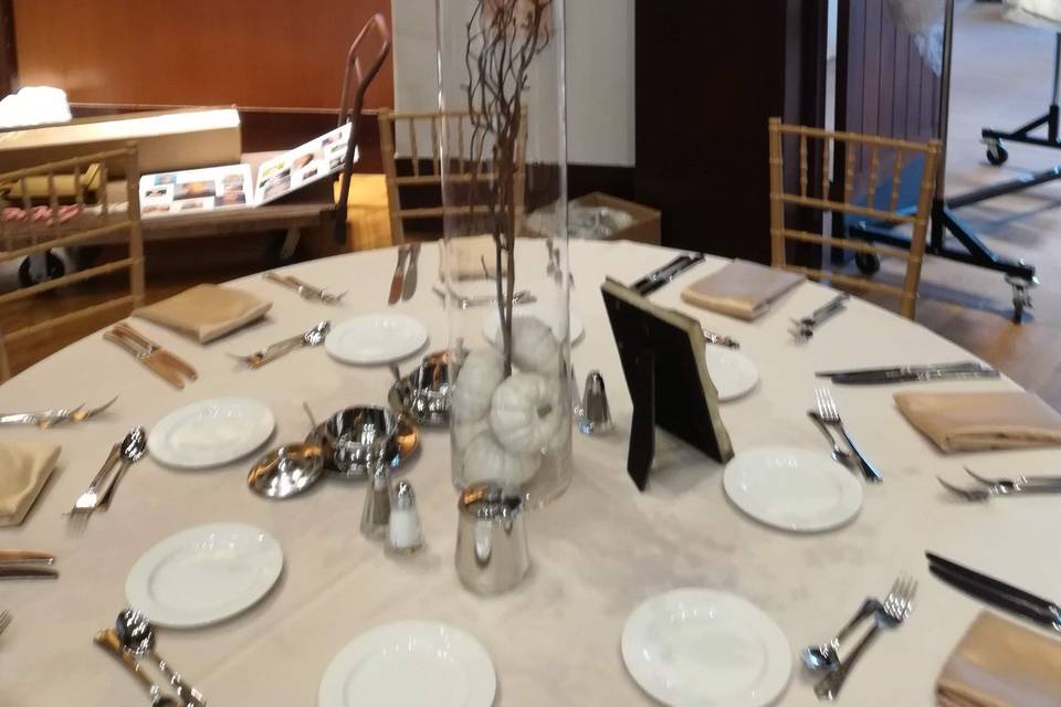 Floral Ball Reception Table