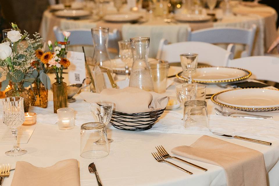 Reception decor